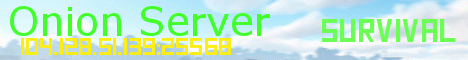 Banner for Onion Server Minecraft server