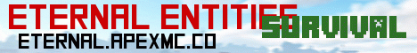 Banner for Eternal Entities Minecraft server
