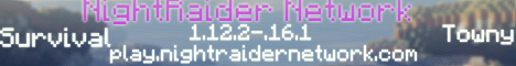 Banner for Nightraider Minecraft server