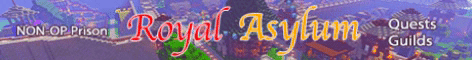 Banner for Royal Asylum Minecraft server