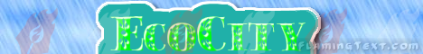 Banner for EcoCity Minecraft server