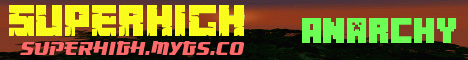 Banner for Superhigh Creative Survival Minecraft server