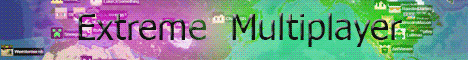 Banner for Extreme Multiplayer survival Minecraft server