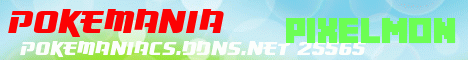 Banner for Pokémania Minecraft server