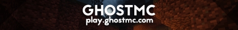 Banner for Play.GhostMC.Net HungerGames/Skyblock/Faction Minecraft server