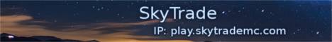 Banner for SkyTrade Minecraft server