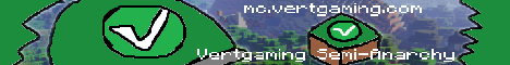 Banner for VertGaming Minecraft server