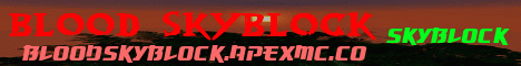 Banner for Blood Skyblock Minecraft server