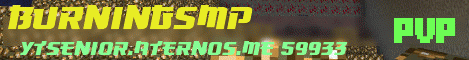 Banner for BurningSMP server