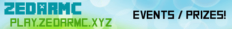 Banner for ZedarMC Minecraft server