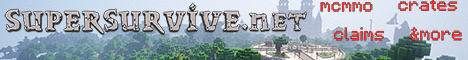 Banner for SuperSurvive Minecraft server