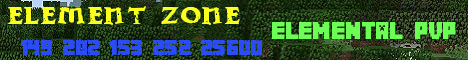 Banner for Element Zone Minecraft server