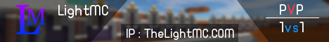 Banner for TheLightMC Minecraft server