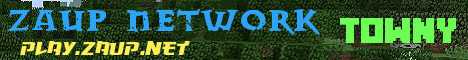 Banner for Zaup Network Minecraft server