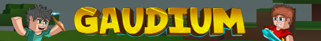 Banner for Gaudium Minecraft server