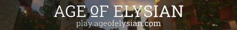 Banner for Age Of Elysian - Cracked - Towny - Slimefun Minecraft server