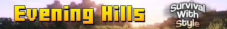 Banner for Evening Hills SMP Minecraft server