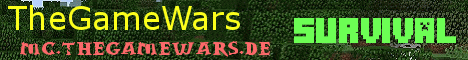 Banner for TheGameWars Minecraft server