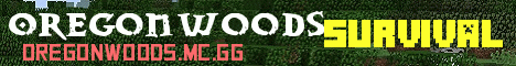 Banner for OregonWoods Minecraft server