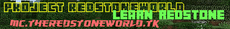 Banner for Project Redstoneworld server