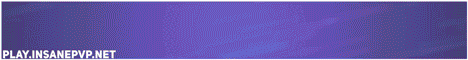 Banner for InsanePVP | SKYBLOCK | FACTIONS | all versions Minecraft server