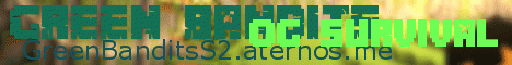 Banner for Green Bandits Season 2 Minecraft server