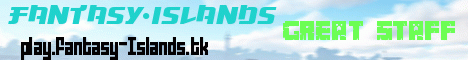 Banner for Fantasy-Islands Minecraft server