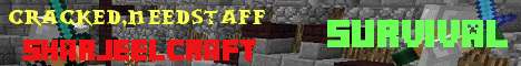 Banner for SharjeelCraft 1.8 Minecraft server