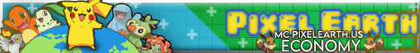 Banner for Pixel Earth | Real Life Map | Economy | Reforged 8.2.0 Minecraft server