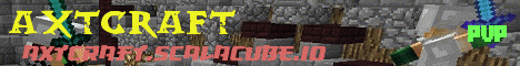 Banner for AXTCRAFT Minecraft server
