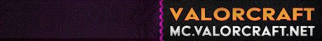 Banner for ValorCraft Survival Minecraft server