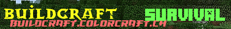 Banner for BuildCraft Survival/Creative/More! Minecraft server