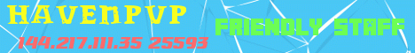 Banner for HavenPVP Minecraft server