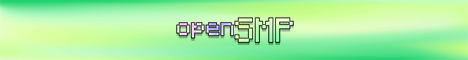 Banner for OpenSMP Minecraft server