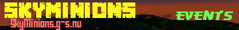 Banner for SkyMinions server