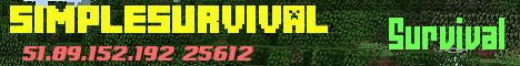 Banner for SimpleSurvival Minecraft server