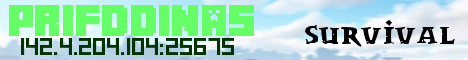 Banner for PrifddinasCraft Minecraft server