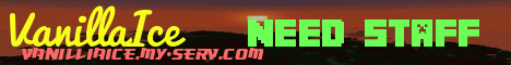 Banner for VanillaIce Minecraft server