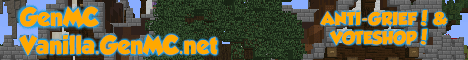 Banner for GenuineMC Minecraft server