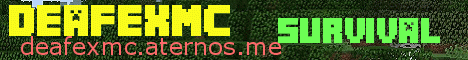 Banner for DeafexMC Minecraft server