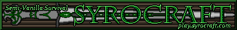 Banner for SyroCraft Minecraft server