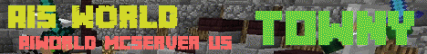 Banner for AI's World Minecraft server
