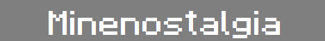 Banner for MineNostalgia (1.7.2 to 1.8.9, 24/7!) Minecraft server