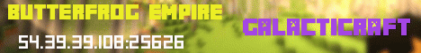 Banner for Butterfrog Empire - Zeal Minecraft server