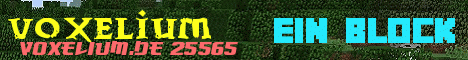 Banner for Voxelium - Java und Bedrock Spport 1.21.5 Minecraft server