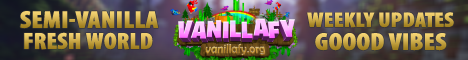 Banner for Vanillafy Minecraft server