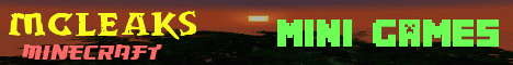 Banner for Mcleaks Minecraft server