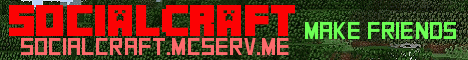 Banner for SocialCraft Minecraft server
