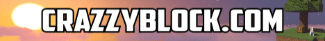 Banner for Crazzyblock Minecraft server