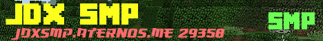 Banner for JDX SMP Minecraft server